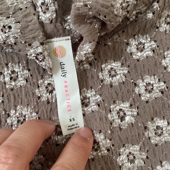 Anthropologie Daily Practice Sheer Turtleneck - Picture 2 of 3